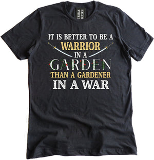 Warrior in a Garden Shirt by Libertarian Country