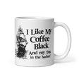 I like my coffee black and my tea in the harbor coffee mug by Libertarian Country