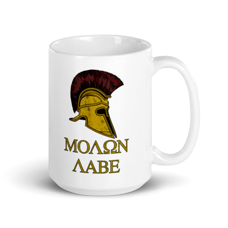 Molon Labe Traditional Coffee Mug - Libertarian Country