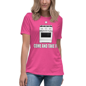 Come and Take it Gas Stove Women's Shirt - Libertarian Country