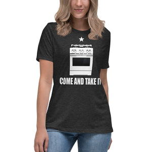 Come and Take it Gas Stove Women's Shirt - Libertarian Country