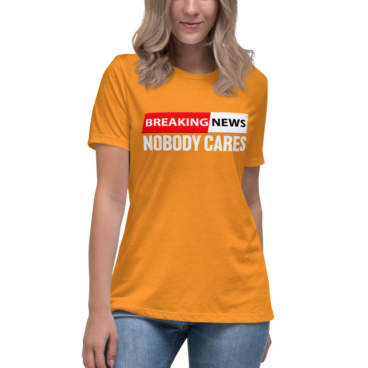 Breaking News Nobody Cares Women's Shirt - Libertarian Country
