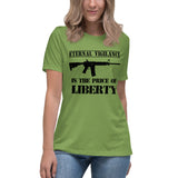 Eternal Vigilance is The Price of Liberty Women's Shirt by Libertarian Country