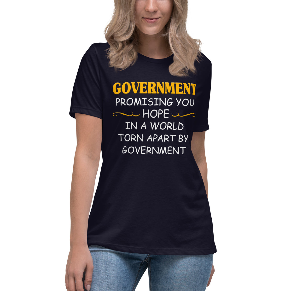 Government Promising Hope Women's Shirt - Libertarian Country